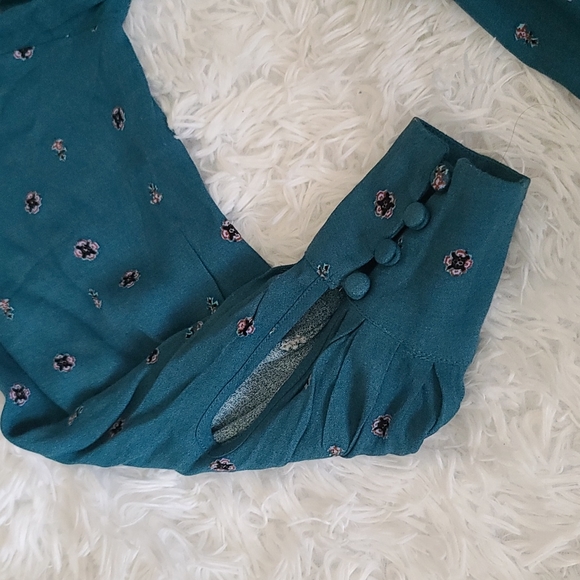 Free People | size xsmall | love grows green romper - Picture 7 of 13